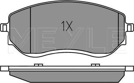 Meyle 025 226 6021/PD - KLOCKI HAM. DB P. X470 2.3-3.0 D 17-