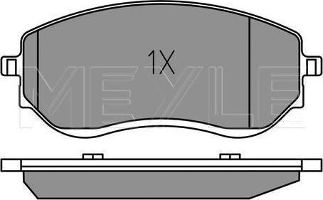 Meyle 025 226 6021/PD - KLOCKI HAM. DB P. X470 2.3-3.0 D 17-