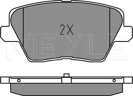 Meyle 025 226 7516 - KLOCKI HAM. KIA T. CEED-PROCEED-XCEED 1.0-1.6 18-