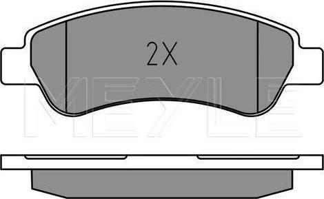 Meyle 025 220 4119 - KLOCKI HAM. CITROEN T. JUMPER 2.0-3.0 HDI 06-
