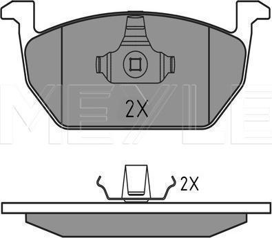 Meyle 025 220 3517 - KLOCKI HAM. VW P. GOLF VII-LEON 13--OCTAVIA 14-