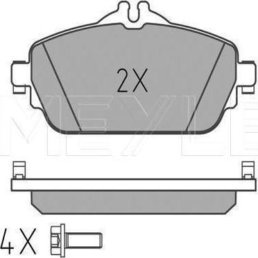 Meyle 025 220 3119/PD - KLOCKI HAM. DB P. W205-S205 1.6 14-