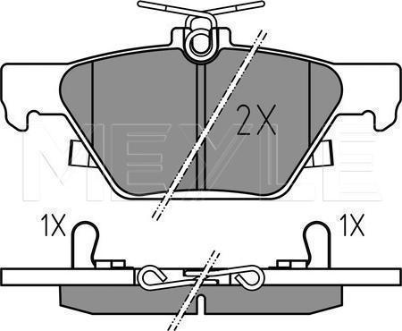 Meyle 025 221 5814 - KLOCKI HAM. SUBARU T. IMPREZA-LEVORG-OUTBACK-XV 1.6-3.6 15-
