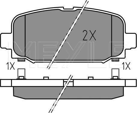 Meyle 025 228 4418 - KLOCKI HAM. JEEP T. COMPASS 1.4-1.6-2.0 CRD 17-