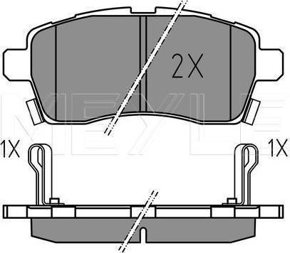 Blue Print ADK84245 - Klocek hamulcowy kpl.