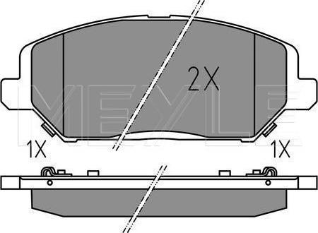 Textar 2280401 - Klocek hamulcowy kpl.