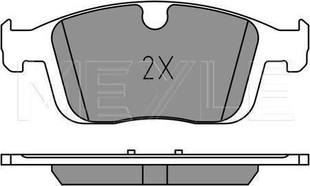 Meyle 025 223 8619/PD - KLOCKI HAM. VOLVO P. XC60 2.0-2.4 D15-17