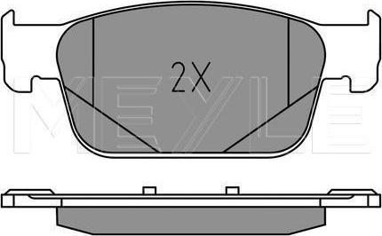 Meyle 025 223 8317/PD - KLOCKI HAM. AUDI P. A4-A5 1.4-3.0 TDI 15-