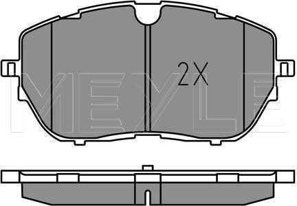 Meyle 025 222 1818 - KLOCKI HAM. PEUGEOT P. 308-508 1.5-2.0 BLUEHDI 15-