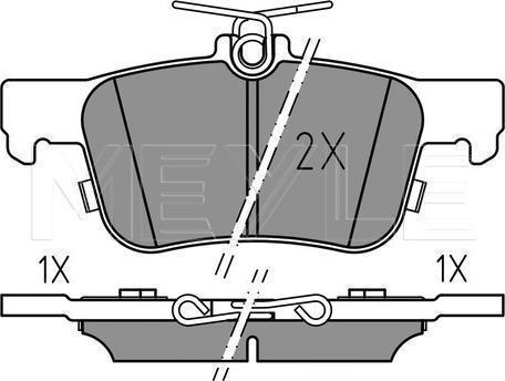 Meyle 025 222 3116/PD - KLOCKI HAM. FORD T. GALAXY-KUGA-MONDEO-S-MAX 1.0-2.0 13-