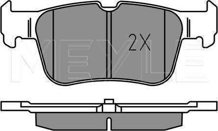 Meyle 025 222 3116 - KLOCKI HAM. FORD T. FOCUS-GALAXY-KUGA-MONDEO-S-MAX 1.0-2.3 13-