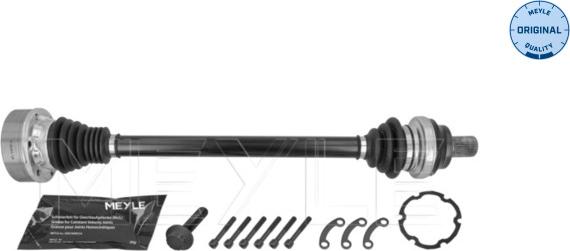 Meyle 100 498 0789 - PÓŁOŚ VW ARTEON-PASSAT-TIGUAN LE 2.0TDI 4MOTION 598MM TYLNA OŚ