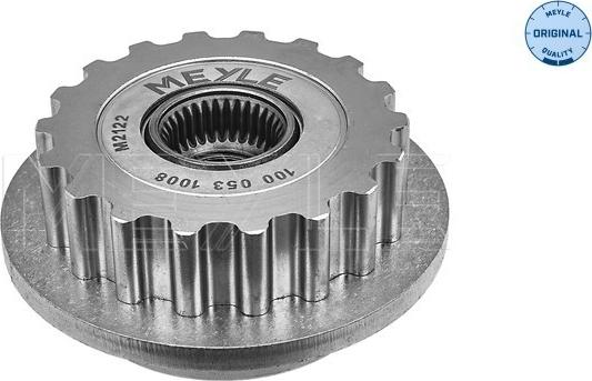 Meyle 100 053 1008 — Koło pasowe, alternator