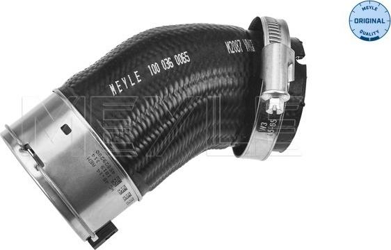 Meyle 100 036 0065 - PRZEWÓD INTERCOOLERA VW