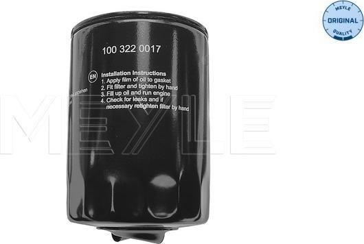 Meyle 100 322 0017 — Filtr oleju