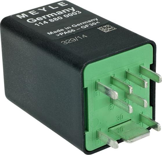 Meyle 114 880 0003 — Sterownik, czas żarzenia