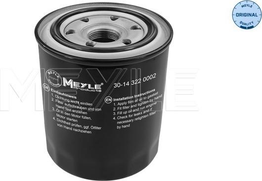 Meyle 30-14 322 0002 — Filtr oleju
