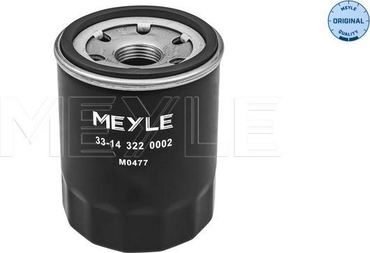 Meyle 33-14 322 0002 — Filtr oleju