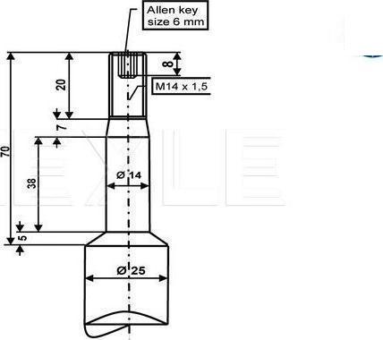 Meyle 326 624 0002 - AMORTYZATOR BMW P. E34 GAZ