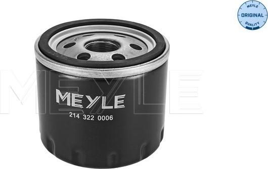 Meyle 214 322 0006 — Filtr oleju