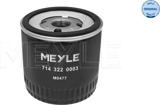 Meyle 714 322 0003 — Filtr oleju