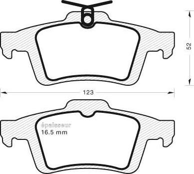 Brembo P 24 148 - Klocek hamulcowy kpl.