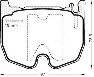BOSCH 0 986 494 364 - KLOCKI HAMULCOWE PRZÓD