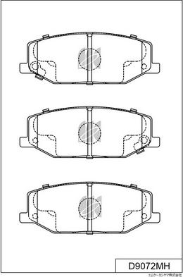 BENDIX Braking BPD1463 - KLOCKI HAMULCOWE PRZÓD
