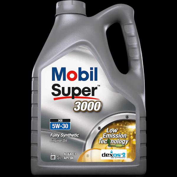 Mobil 157309 - OLEJ MOBIL SUPER 5W30 5L 3000XE - 505.00 505.01 - 229.31 229.51 229.52 - DEX2 - WSS-M2C917-A
