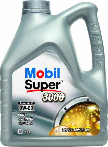 Mobil 155856 - OLEJ MOBIL SUPER 0W20 4L FORMULA V 3000 - C5 - SN - 508.00 509.00 - C20