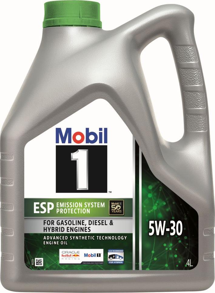 Mobil 157294 - OLEJ MOBIL1 5W30 4L ESP - 504.00 507.00 - 229.31 229.51 229.52 - C30 - B71 2290 - DEX2