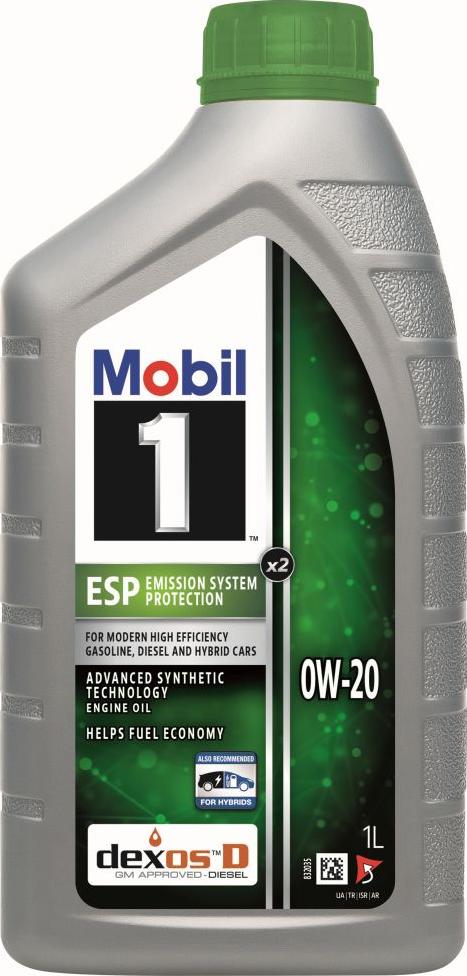 Mobil 157783 - OLEJ MOBIL1 0W20 1L ESP X2 - 508.00 509.00 - 229.71 - C20 - STJLR.51.51220