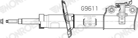 MONROE G9611 - Amortyzator zawieszenia