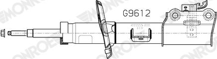 MONROE G9612 — Amortyzator