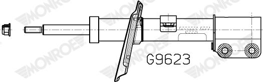 MONROE G9623 - Amortyzator zawieszenia