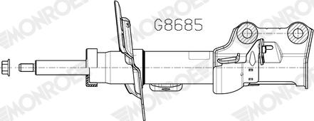 MONROE G8685 — Amortyzator