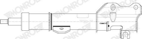 MONROE G8819 — Amortyzator