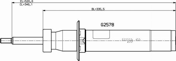 MONROE G2578 — Amortyzator