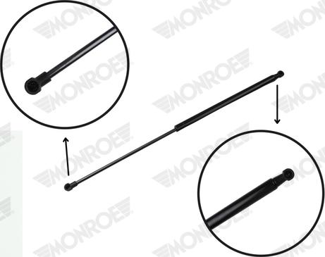 MONROE ML6618 — Sprężyna gazowa, pokrywa bagażnika