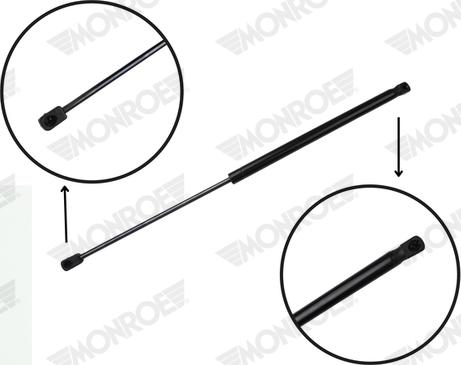 MONROE ML6617 — Sprężyna gazowa, pokrywa bagażnika
