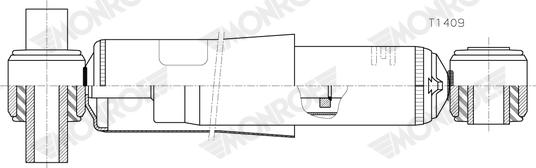 MONROE T1409 — Amortyzator