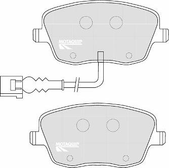 Maxgear 19-1112 - KLOCKI HAM. SEAT P. IBIZA 02--FABIA Z CZUJNIKIEM