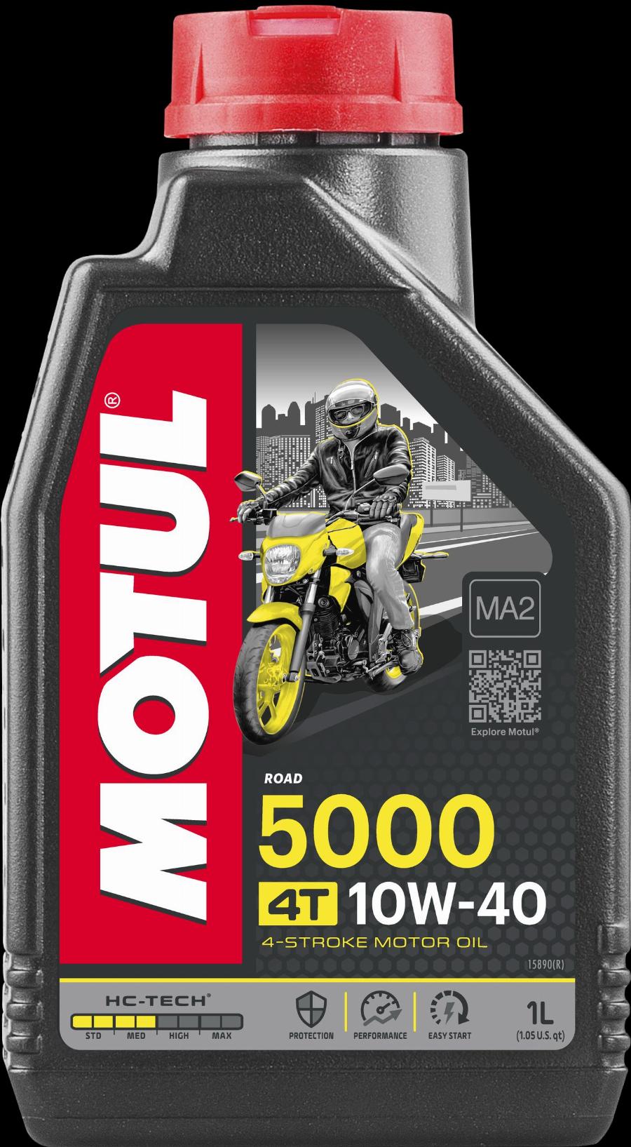 Motul 104054 - OLEJ MOTUL 10W40 1L 5000 4T - MOTOCYKLE