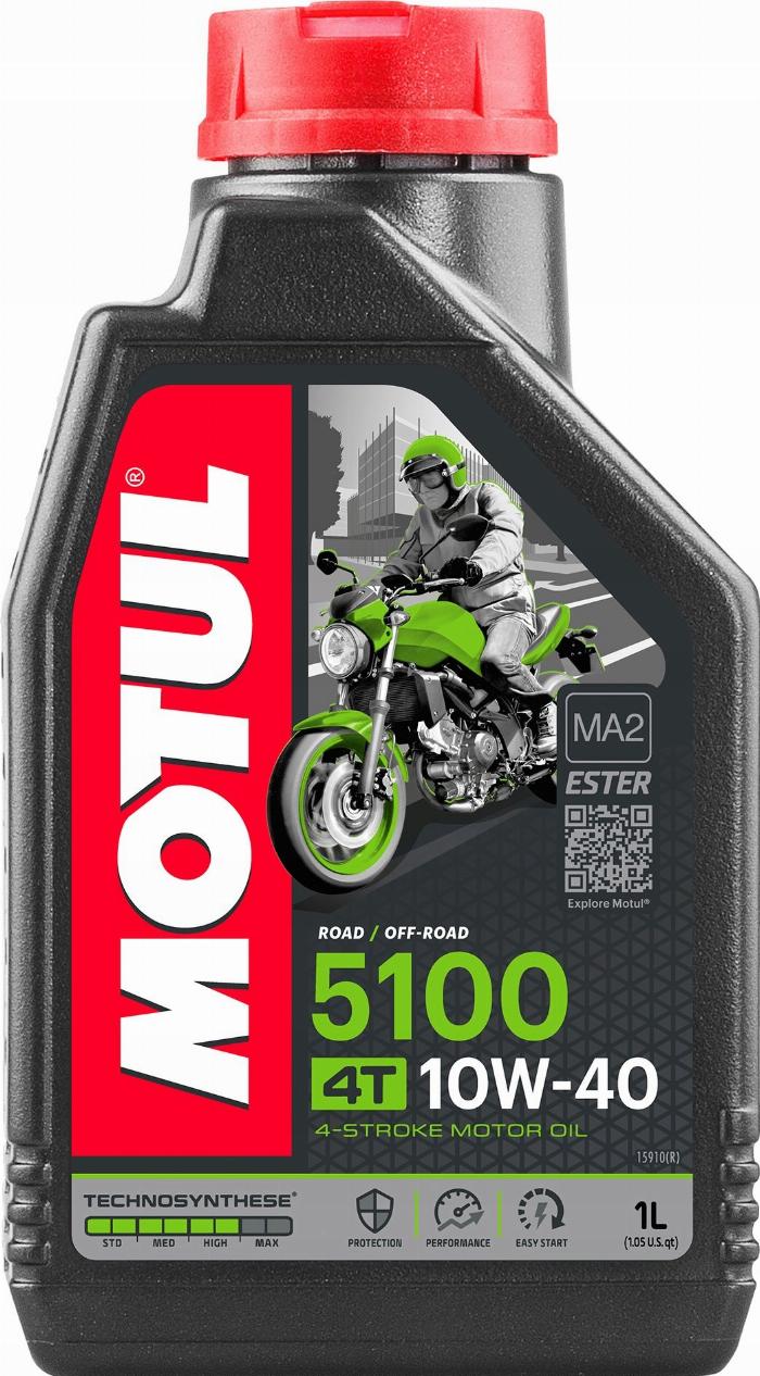 Motul 104066 - OLEJ MOTUL 10W40 1L 5100 4T - MOTOCYKLE