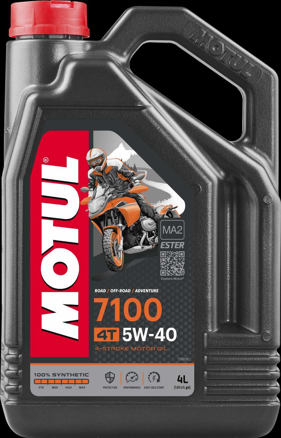 Motul 104087 - OLEJ MOTUL 5W40 4L 7100 4T - MOTOCYKLE