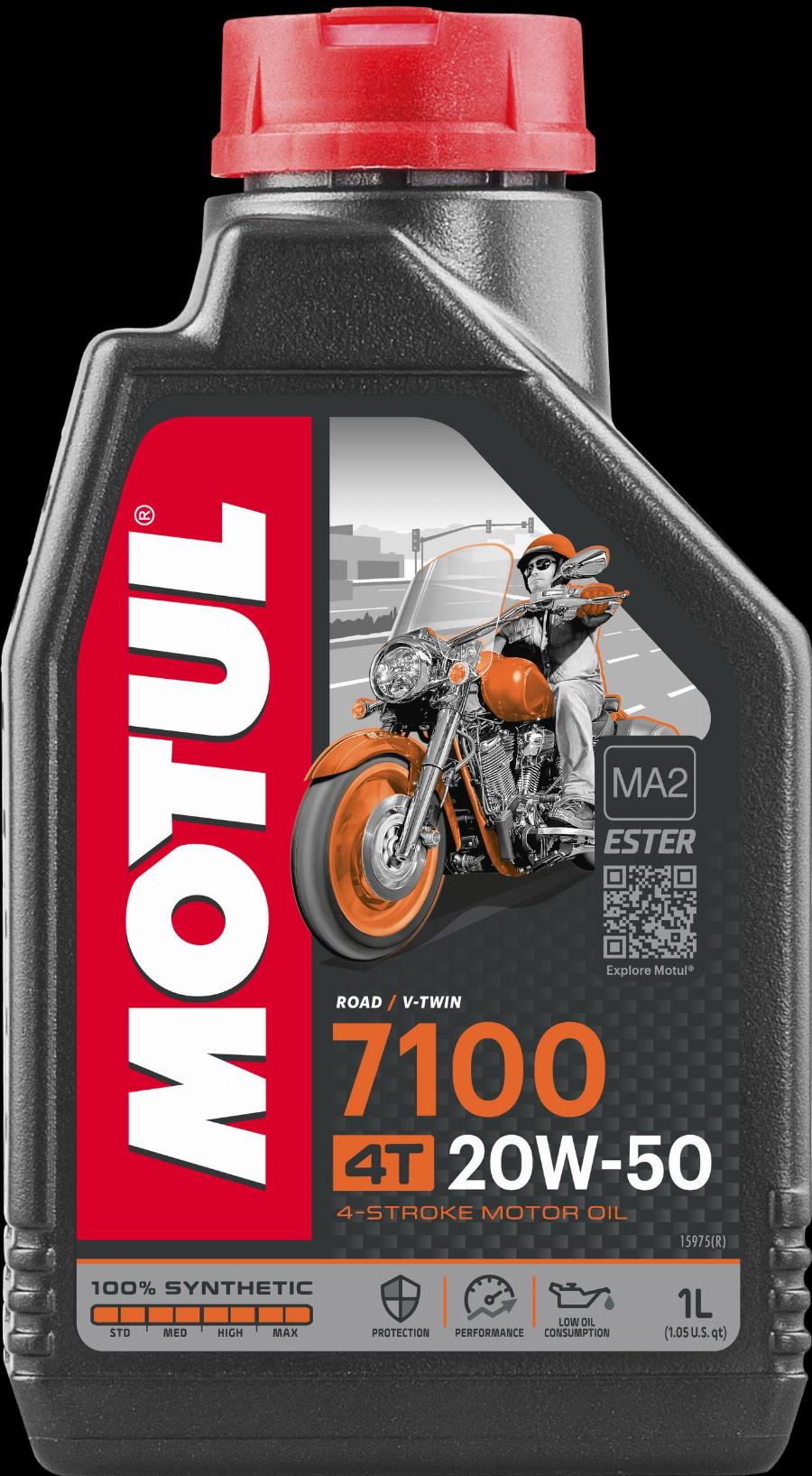 Motul 104103 - OLEJ MOTUL 20W50 1L 7100 4T - MOTOCYKLE