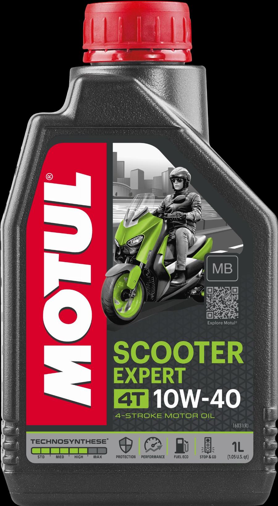 Motul 105935 - OLEJ MOTUL 10W40 1L SCOOTER EXPERT 4T MB - MOTOCYKLE
