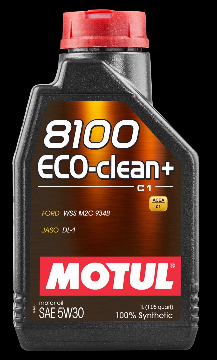 Motul 101580 - OLEJ MOTUL 5W30 1L 8100 ECO CLEAN C1 - LOW SAPS - WSS M2C 934B - STJLR.03.5005 - DPF