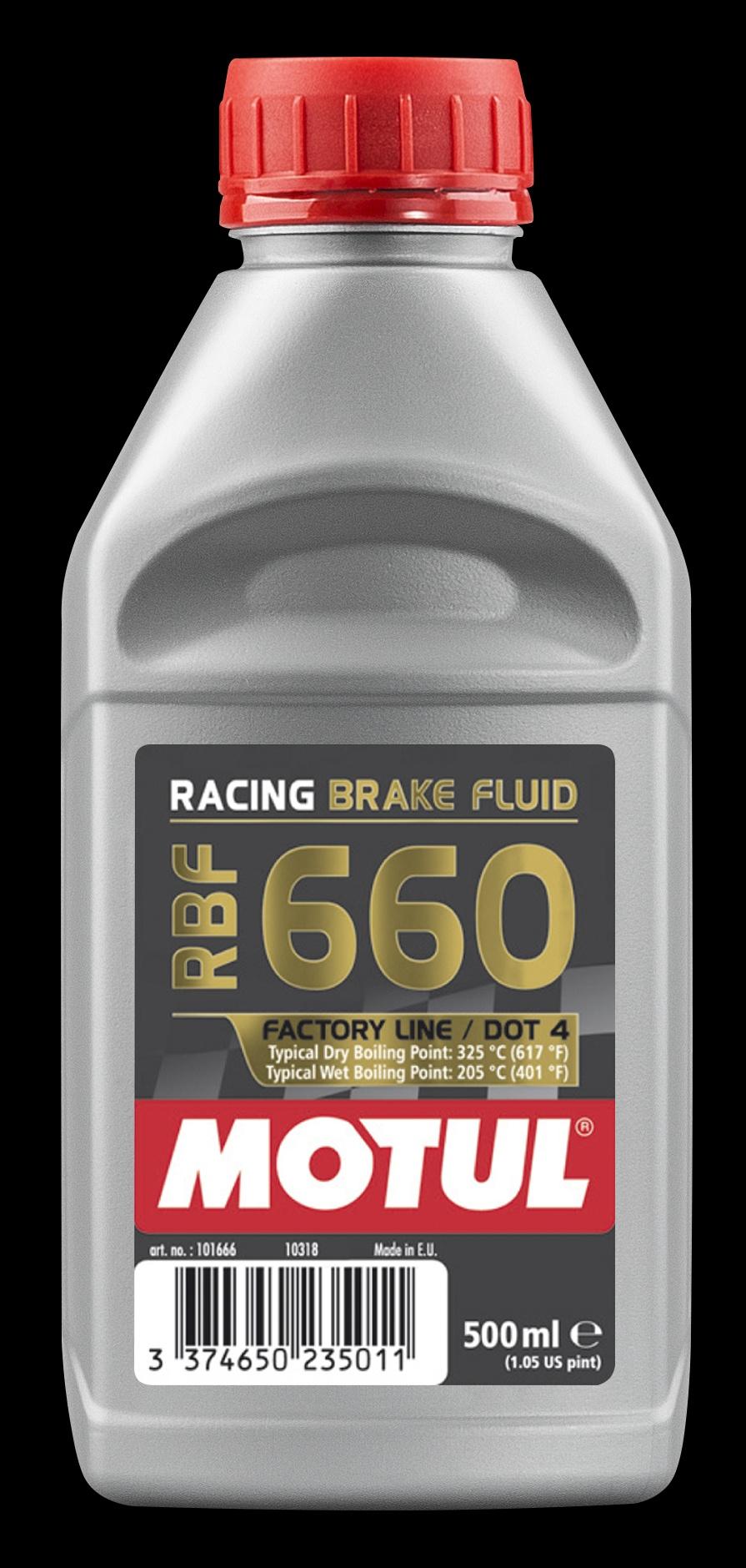 Motul 101666 - PŁYN HAMULCOWY MOTUL DOT4 500ML RBF660 RACING BRAKE FLUID - FACTORY LINE