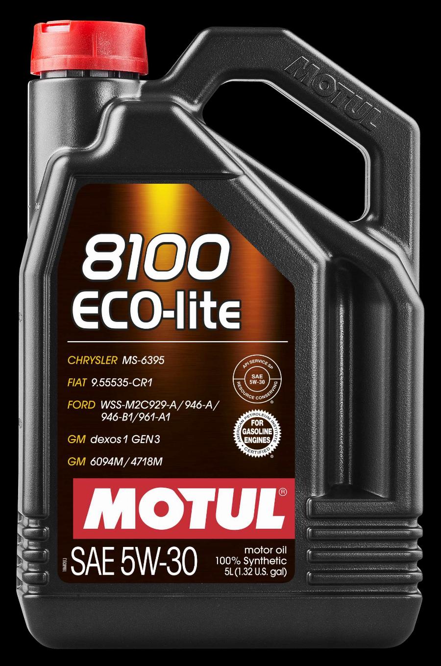 Motul 108214 - OLEJ MOTUL 5W30 5L 8100 ECO LITE SP-RC - GF-6A - GM DEXOS1 GEN3 - MS-6395 - 9.55535-CR1 - WSS-M2C929A-946A - 946B1-961A1 - 6094M